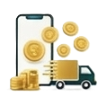 Physical coins illustration